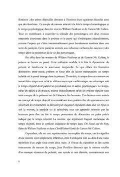 Les Itinéraires Narratifs de William Faulkner et Carson Mc Cullers