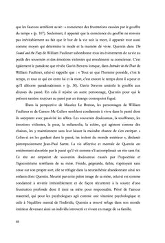 Les Itinéraires Narratifs de William Faulkner et Carson Mc Cullers