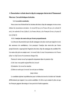 Verbal, nonverbal et paraverbal dans le clip de campagne électorale