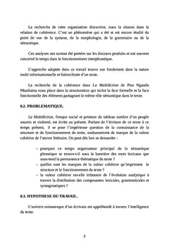 La cohérence et essai de quantification du style dans un récit narratif