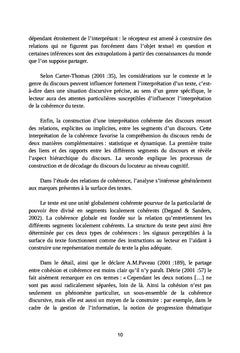 La cohérence et essai de quantification du style dans un récit narratif