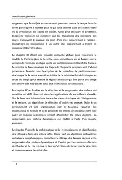 Analyse automatique de la vidéo-surveillance