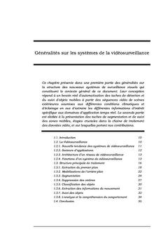 Analyse automatique de la vidéo-surveillance