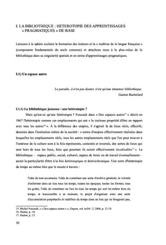 La bibliothèque jeunesse: une hétérotopie socio-éducative
