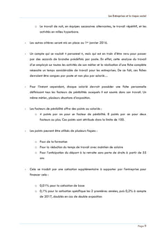 Les Entreprises et le Risque Social
