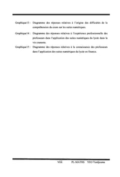 Étude des Suites Numériques au Secondaire et leurs Applications