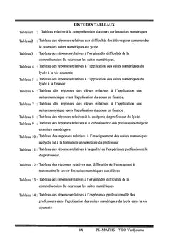Étude des Suites Numériques au Secondaire et leurs Applications