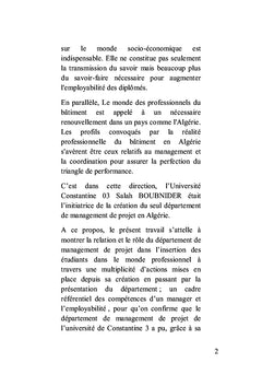 La relation de l'université-secteur socio-économique