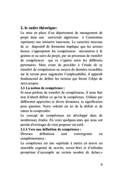 La relation de l'université-secteur socio-économique