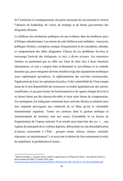 La drogue et la traite des êtres humains