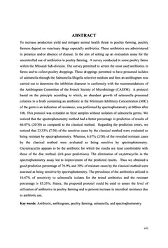 Évaluation de l'utilisation anarchique des antibiotiques