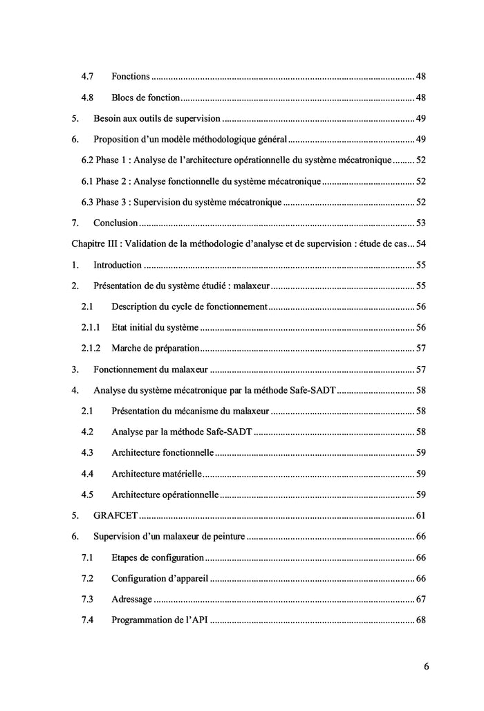 Supervision et Sûreté de Fonctionnement des Systèmes Mécatroniques