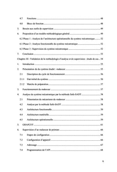 Supervision et Sûreté de Fonctionnement des Systèmes Mécatroniques