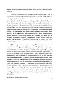 Prévention primaire des lombalgies chroniques chez Bombardier France