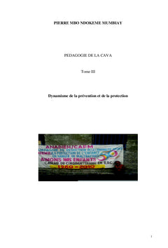 La pédagogie de la CAVA Tome 3