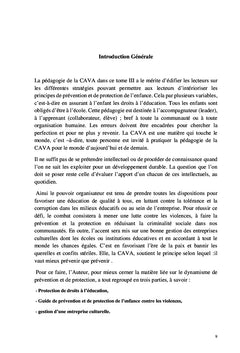 La pédagogie de la CAVA Tome 3