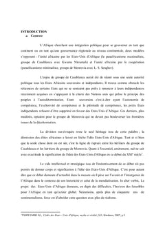 La Gouvernance De L'union Africaine Et La Theorie Juridique De L'etat Multinational