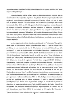 La politique extérieure du Ghana sous Kwame Nkrumah (1957-1966)