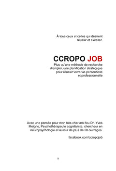 La Méthode CCROPOJOB, 6 secrets pour réussir