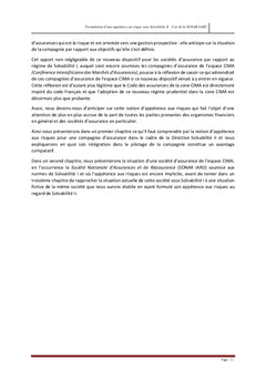 Formulation d'une appétence au risque sous Solvabilité II