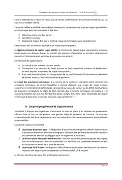 Formulation d'une appétence au risque sous Solvabilité II