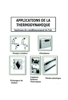 Thermodynamique appliquée