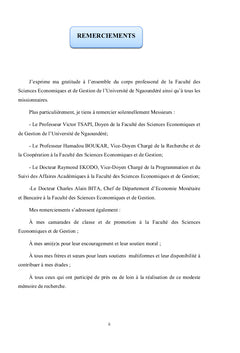 Politique Fiscalité et Investissement Domestique au Cameroun