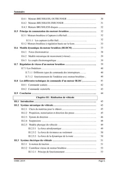Étude et Réalisation d'un Véhicule Électrique II