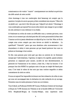 Analyse sociologique de la connaissance de MAMA en Afrique
