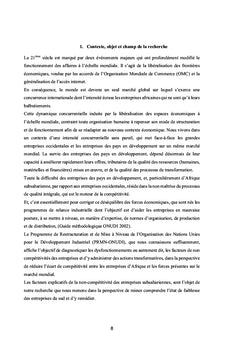 Les facteurs explicatifs de la contre-performance des PMI africaines