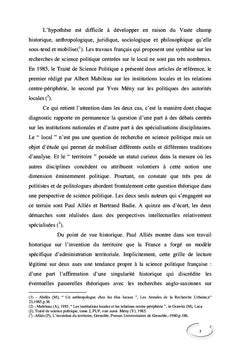 Leadership local et action publique