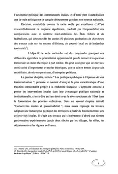 Leadership local et action publique