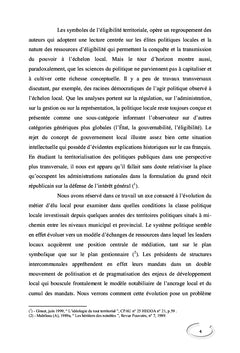 Leadership local et action publique