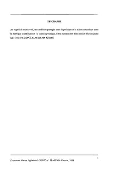 Incidence du Changement climatique