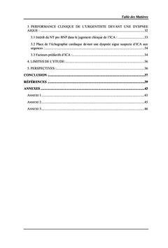 Difficulte diagnostic devant une dyspnee aigue aux urgences