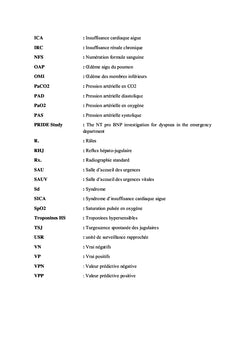 Difficulte diagnostic devant une dyspnee aigue aux urgences