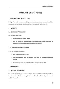 Difficulte diagnostic devant une dyspnee aigue aux urgences