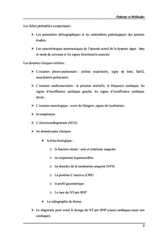 Difficulte diagnostic devant une dyspnee aigue aux urgences