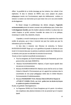 Gestion et valorisation de déchets : une approche environnementale