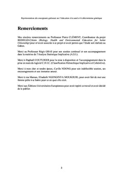 Représentations des enseignants gabonais sur l'éducation à la santé