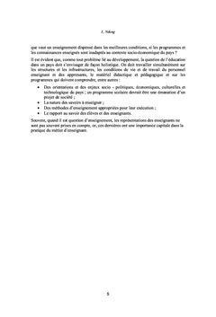 Représentations des enseignants gabonais sur l'éducation à la santé