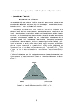 Représentations des enseignants gabonais sur l'éducation à la santé