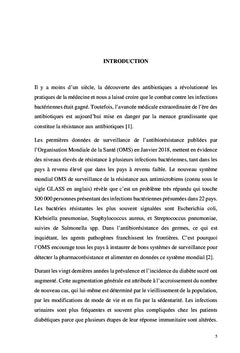 L'antibiorésistance des germes