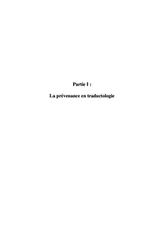 Pour une théorie prévenante de la traduction