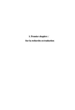 Pour une théorie prévenante de la traduction