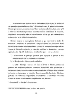 Pour une théorie prévenante de la traduction