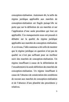 Les marchés de conception-réalisation :