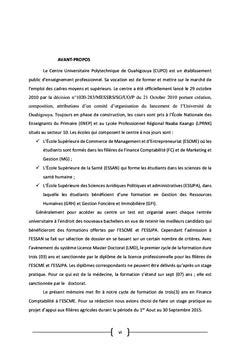 Analyse des mécanismes de financement des micro-projets