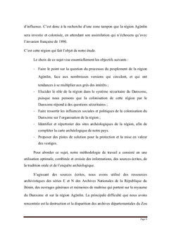 Colonisation d'Agonlin par le royaume du Danxomè