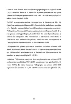 Diagnostic du Syndrome de Sjögren